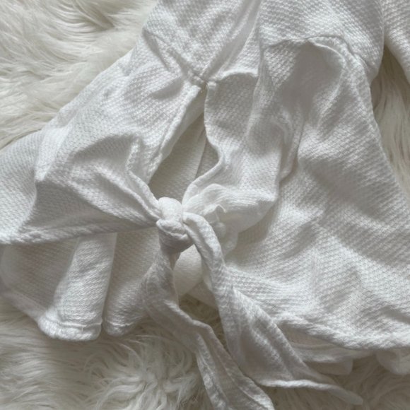 O'Neill Clady Dress White off the shoulder tunic length Summer, Large - Picture 14 of 16